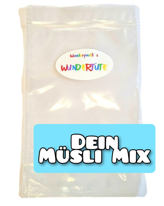 Wunderpäckli's Wunsch Müsli Mix Tüte 460gramm (Achtung, bitte Beschreibung beachten bzgl. Lieferzeit)