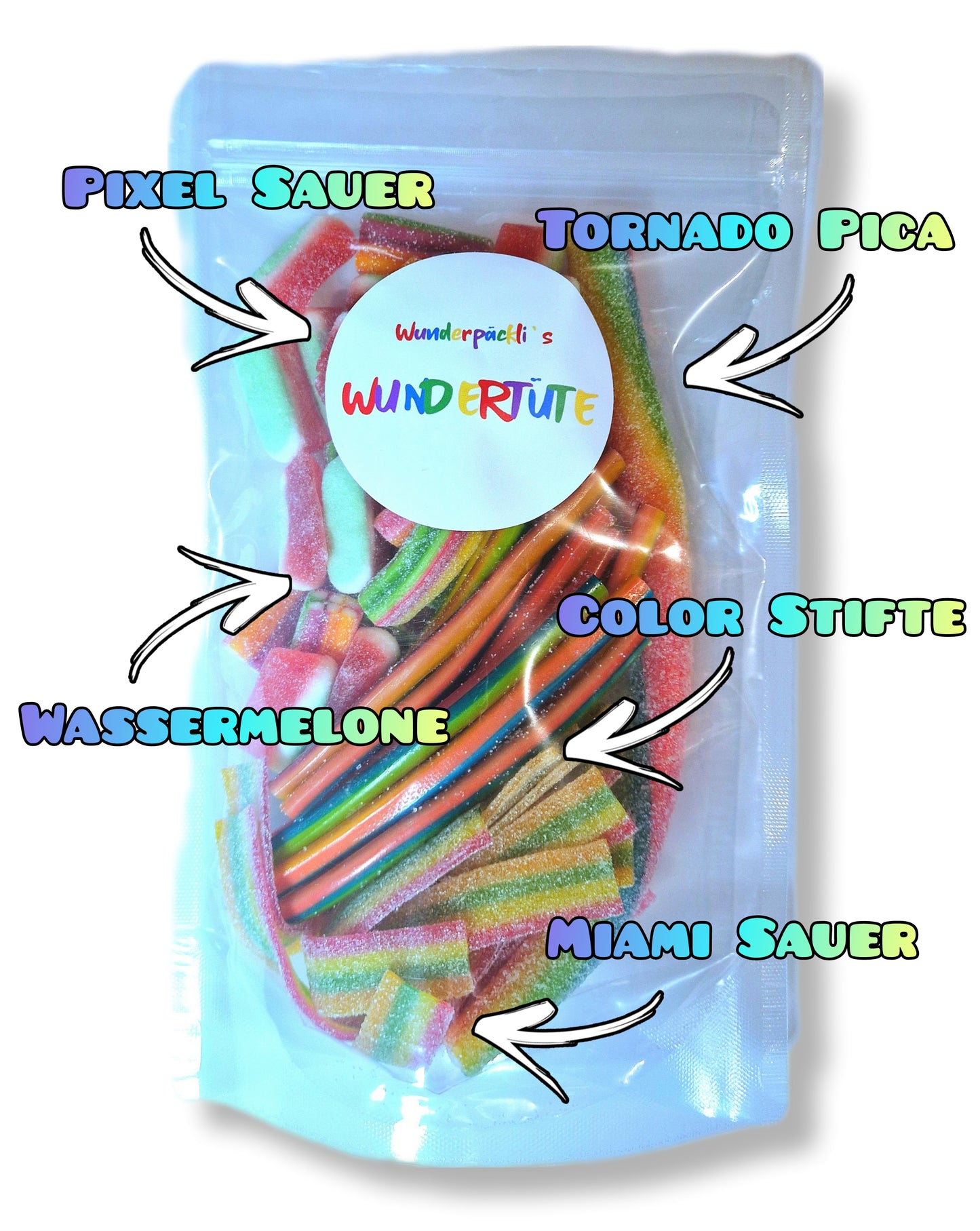 Rainbow Wundertüte Wähle aus, 500g oder 1kg