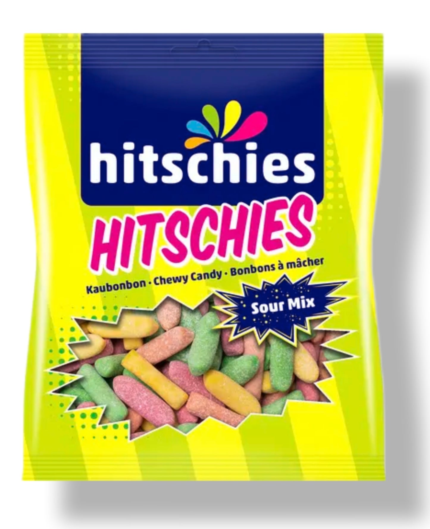 Hitschies Kaubonbons Dragees Sauer Mix 140gramm