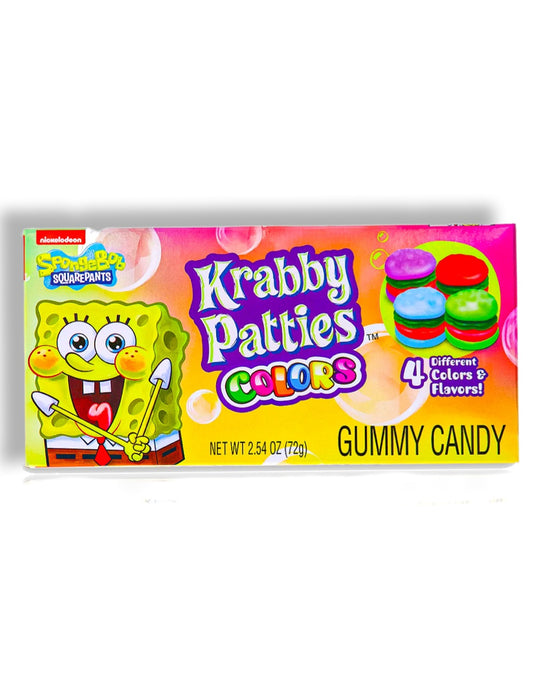 Spongebob Gummy Krabby Patties Colors 72gramm