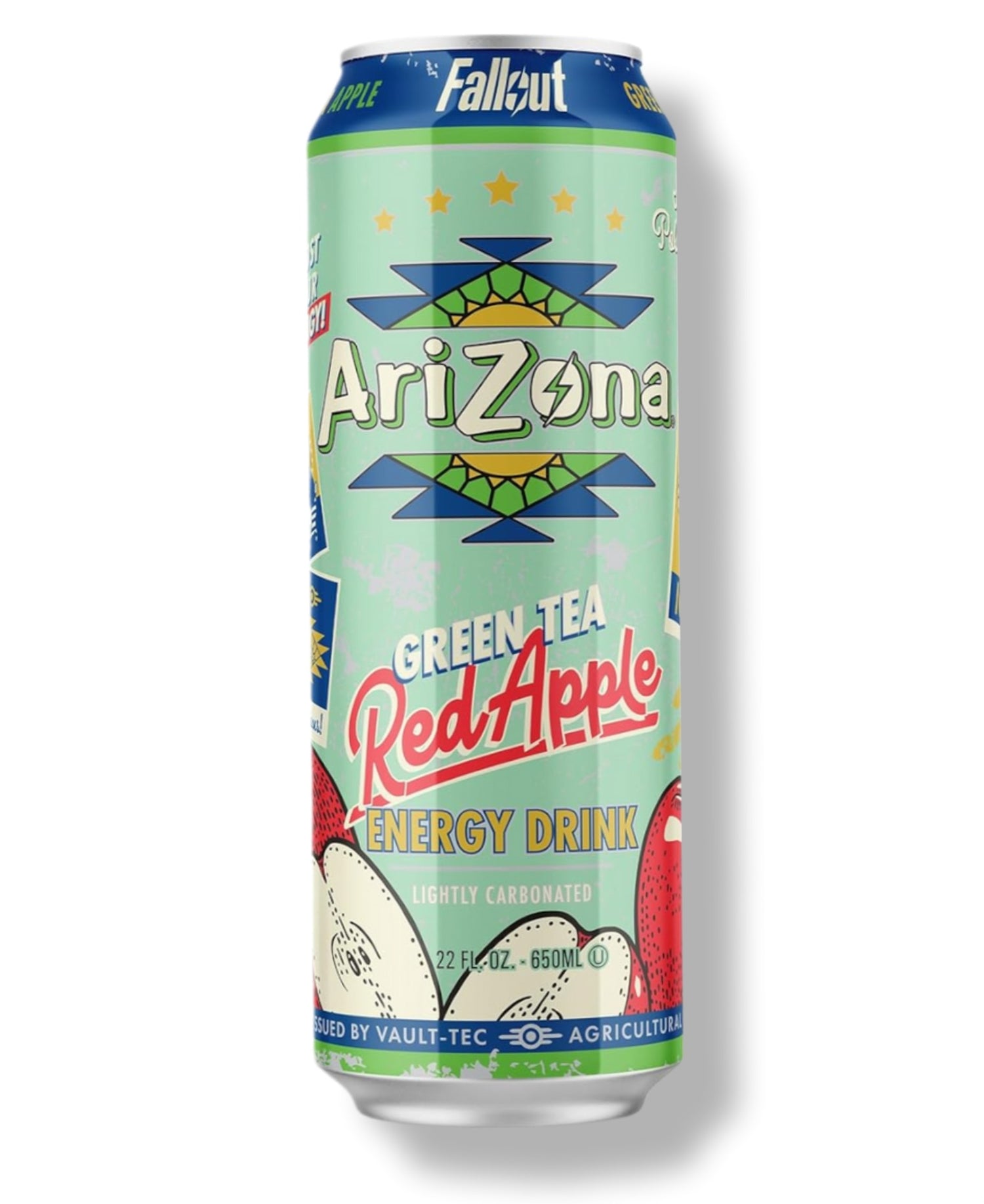 Arizona X Fallout Energy Drink Green Tea Red Apple 650ml