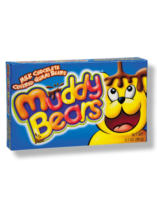 Muddy Bears Milk Chocolate Covered Gummibears 88gramm