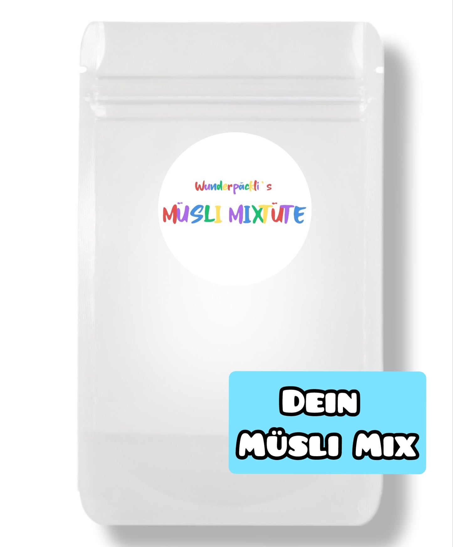 Wunsch Müsli Mix Tüte 460gramm (Achtung, Lieferzeit bis zu 5 Werkstagen)