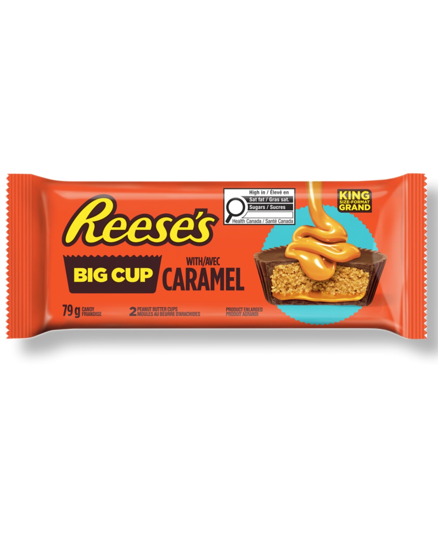 Reeses Big Cups Caramel 2er Pack 79gramm