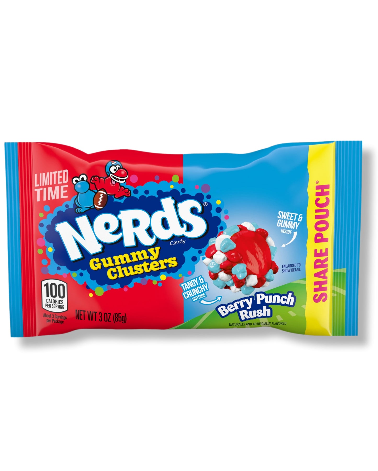 Nerds Gummy Clusters Berry Punch Rush 85gramm