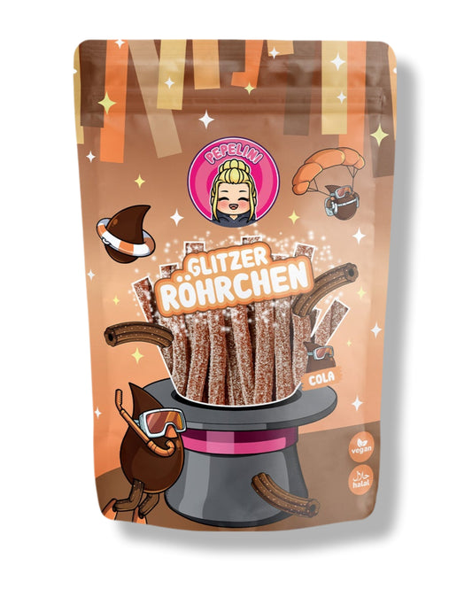 Pepelini`s Glitzer Röhrchen Cola 200g