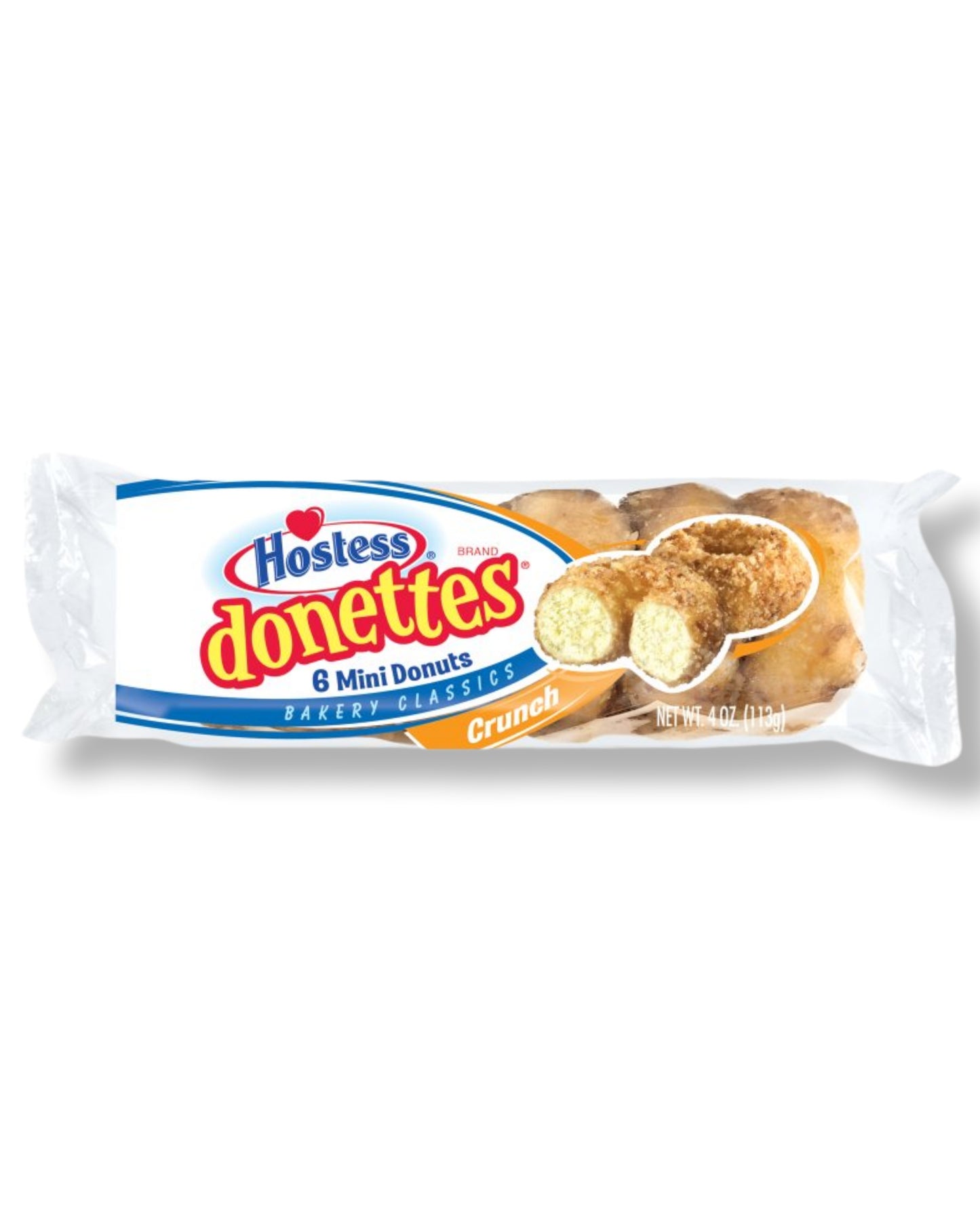 Hostess Donettes Mini Donuts Crunch 6Stk. 113gramm