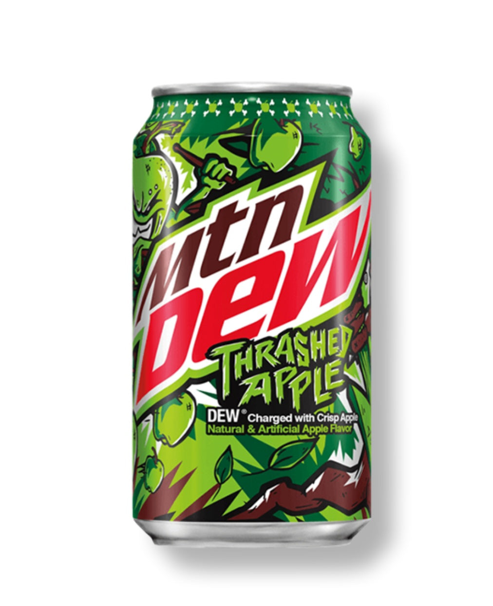 Mountain Dew Trashed Apple aus den USA 355ml