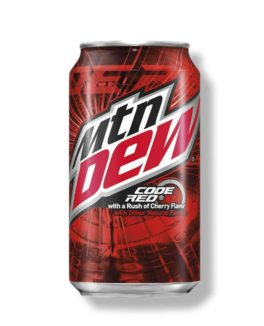 Mountain Dew Code Red aus den USA 355ml